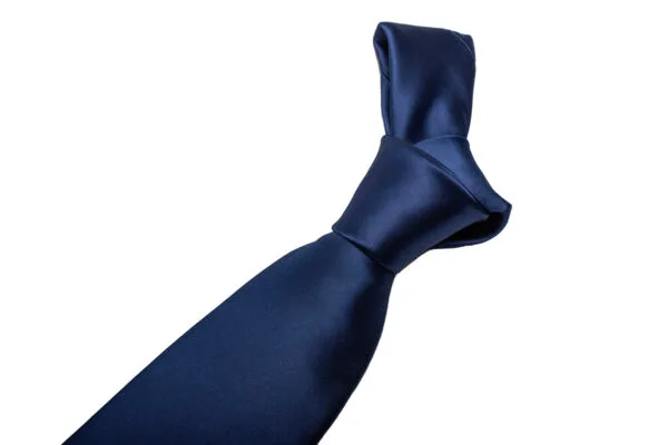 Unisex Dark Blue Tie ( 56 in and 3cm wide )